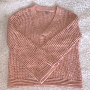 Charlotte Russe pink knit sweater, small